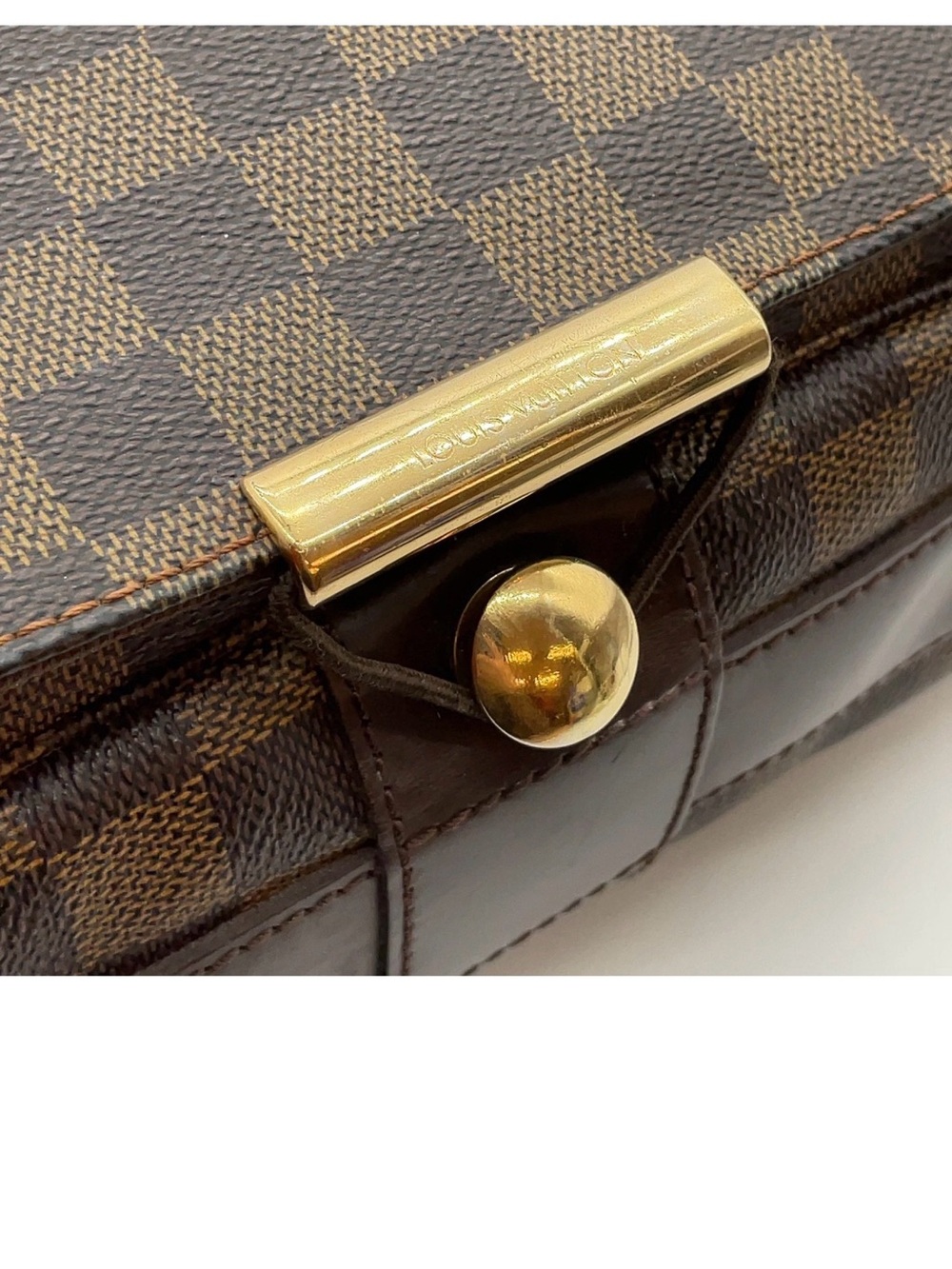 Auth Louis Vuitton Damier Ebene Bastille Messenger Crossbody Bag - Picture 10 of 16